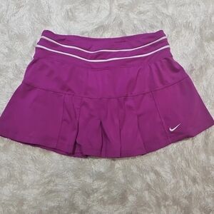 Nike Magenta Skirt with White Stripes